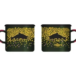 Rep Your Water Brookie Flank Enamel Camp Mug - Your Premium Fishing Gear Store Rods Lines Baits Accessories* Shop All