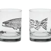 Rep Your Water Brown Snacks Old Fashioned Glass - Your Premium Fishing Gear Store Rods Lines Baits Accessories* Shop All