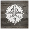 Rep Your Water Brown Trout Compass Sticker - Your Premium Fishing Gear Store Rods Lines Baits Accessories* Shop All