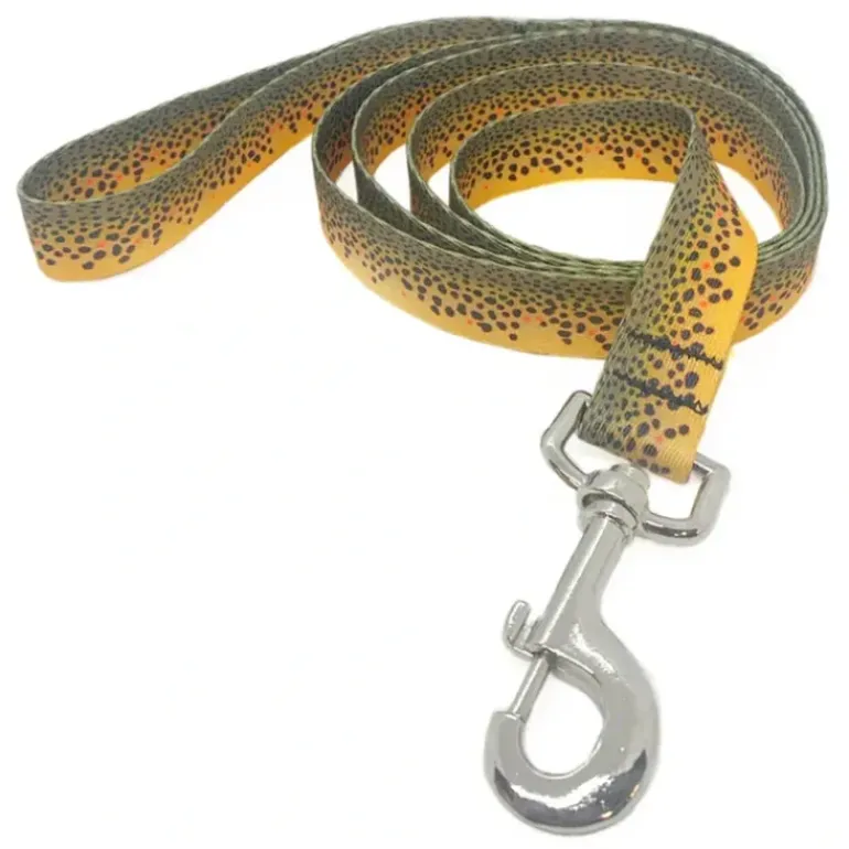 Rep Your Water Brown Trout Skin Dog Leash - Your Premium Fishing Gear Store Rods Lines Baits Accessories* Shop All