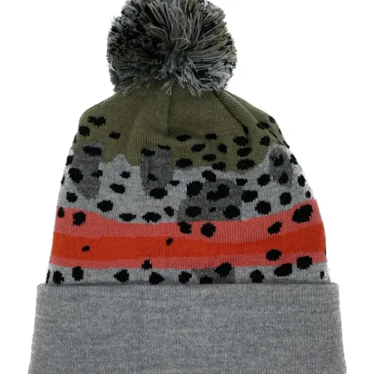 Rep Your Water Rainbow Trout Skin 2.0 Knit Hat - Your Premium Fishing Gear Store Rods Lines Baits Accessories* Shop All