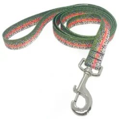 Rep Your Water Rainbow Trout Skin Dog Leash - Your Premium Fishing Gear Store Rods Lines Baits Accessories* Shop All