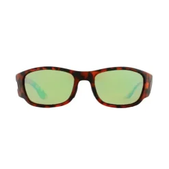 Rheos Sunglasses Bahias Tortoise Frame Emerald Lenses - Your Premium Fishing Gear Store Rods Lines Baits Accessories* Shop All