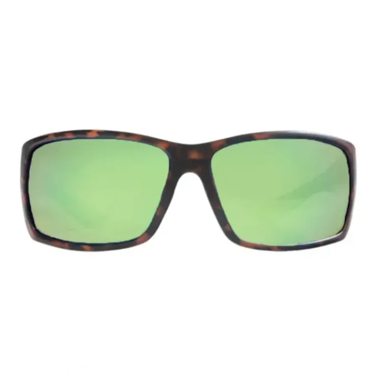 Rheos Sunglasses Eddies Tortoise Frame Emerald Lenses - Your Premium Fishing Gear Store Rods Lines Baits Accessories* Shop All