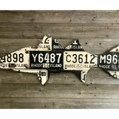Rhode Island Striped Bass License Plate Art - Your Premium Fishing Gear Store Rods Lines Baits Accessories* Shop All