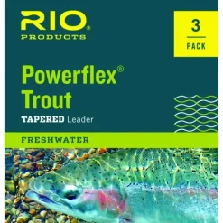 Rio Powerflex Tapered Leader 3-Pack - Your Premium Fishing Gear Store Rods Lines Baits Accessories* Fishing Line
