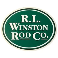 R.L. Winston Large Sticker Green 7" - Your Premium Fishing Gear Store Rods Lines Baits Accessories* Shop All