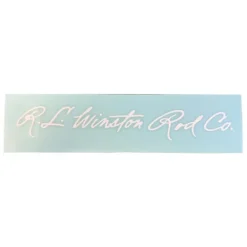 R.L. Winston Script Die Cut Sticker 12" - Your Premium Fishing Gear Store Rods Lines Baits Accessories* Shop All