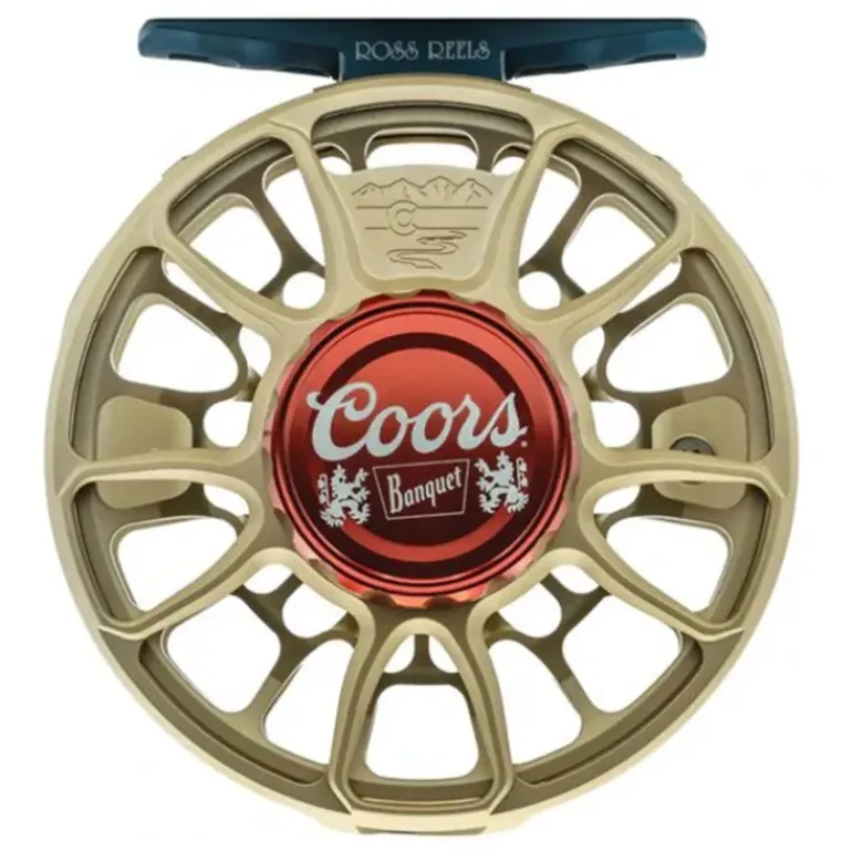 Ross Coors Banquet Animas 4/5 Reel Special Edition Banquet Gold - Your Premium Fishing Gear Store Rods Lines Baits Accessories* Fly Fishing