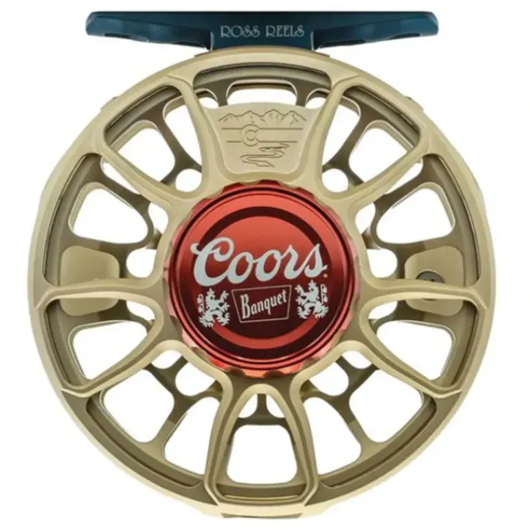 Ross Coors Banquet Animas 7/8 Reel Special Edition Banquet Gold - Your Premium Fishing Gear Store Rods Lines Baits Accessories* Fly Fishing