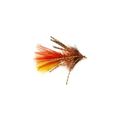Rubber Leg Bugger Brown & Yellow Tungsten Beadhead - Your Premium Fishing Gear Store Rods Lines Baits Accessories* Shop All