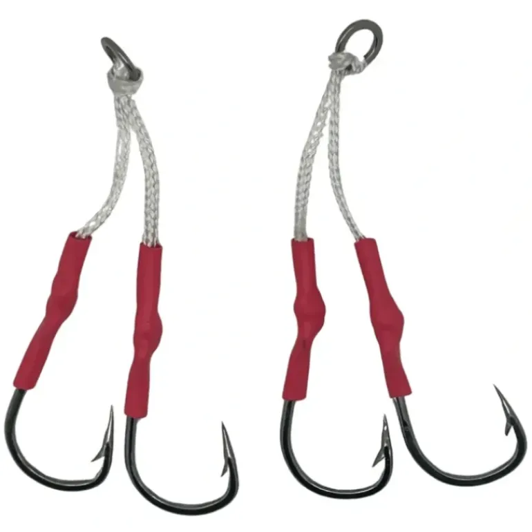 Run Off Lures Double Assist Hooks (Size 3/0-7/0 Hooks, 2pk) - Your Premium Fishing Gear Store Rods Lines Baits Accessories* Shop All