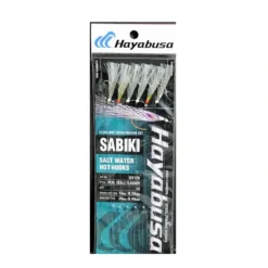 Sabiki Hayabusa UV Real Scale Flasher 6-Hook Size 14 - Your Premium Fishing Gear Store Rods Lines Baits Accessories* Bait