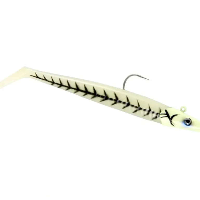 Savage Gear Sandeel 5" 4/5 Oz 1 Pk Green Glow - Your Premium Fishing Gear Store Rods Lines Baits Accessories* Shop All