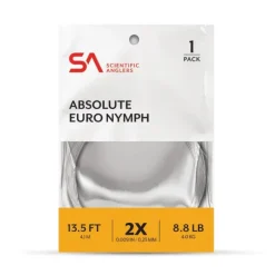 Scientific Anglers Absolute Euro Nymph 2X - 13.5' Leader - Your Premium Fishing Gear Store Rods Lines Baits Accessories* Fishing Line