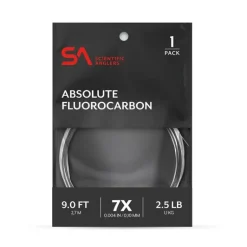Scientific Anglers Absolute Fluorocarbon 9' Leader - Your Premium Fishing Gear Store Rods Lines Baits Accessories* Shop All