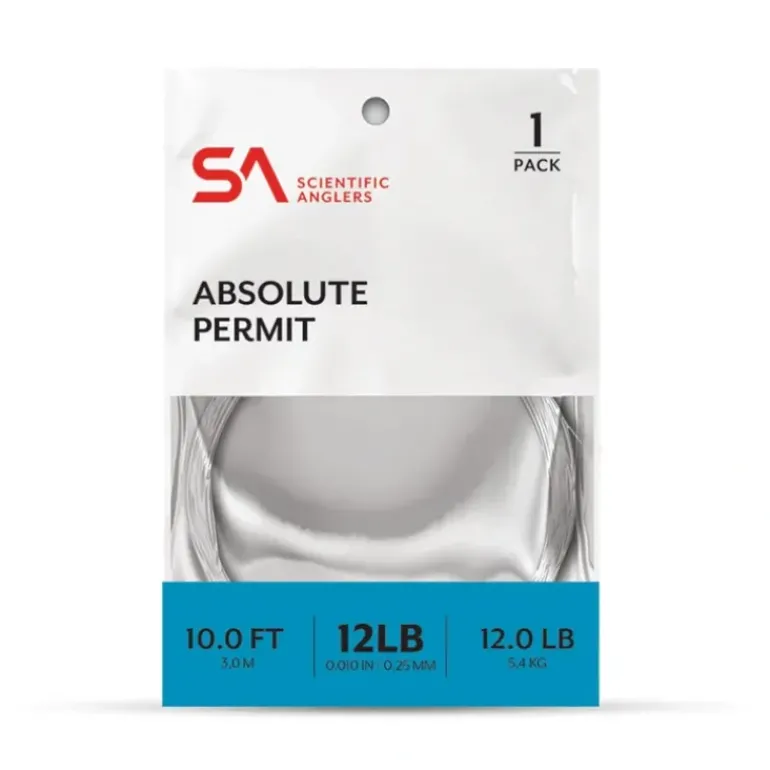 Scientific Anglers Absolute Permit Leader 10' Single - Your Premium Fishing Gear Store Rods Lines Baits Accessories* Shop All
