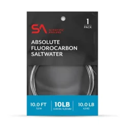 Scientific Anglers Absolute Saltwater Fluorocarbon 10' Leader - Your Premium Fishing Gear Store Rods Lines Baits Accessories* Shop All