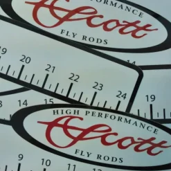 Scott 24 Inch Ruler Sticker - Your Premium Fishing Gear Store Rods Lines Baits Accessories* Shop All