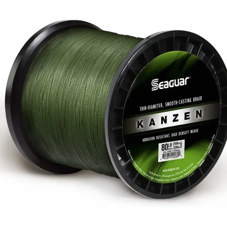 Seaguar Kanzen Braid Fishing Line, 10lb, 2500yd Spool, Green - Your Premium Fishing Gear Store Rods Lines Baits Accessories* Fishing Line