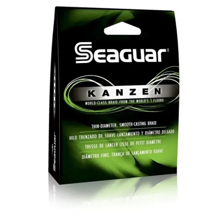 Seaguar Kanzen Braid Fishing Line, 50lb, 150yd Spool, Green - Your Premium Fishing Gear Store Rods Lines Baits Accessories* Fishing Line
