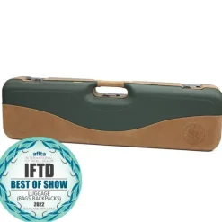 Sea Run Premium Classic Fly Rod & Reel Travel Case Green/Nespola Leather/Khaki - Your Premium Fishing Gear Store Rods Lines Baits Accessories* Fishing Line