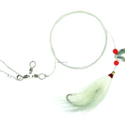 Sea Striker Bucktail Fluke Rig, 33.5", 40lb Mono, 2/0 Nickel Wide Gap Hook - Your Premium Fishing Gear Store Rods Lines Baits Accessories* Shop All