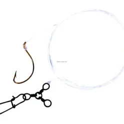 Sea Striker Fluke Rig, 2/0 Gold Wide Gap Plain Hook, 3-Way & Snap - Your Premium Fishing Gear Store Rods Lines Baits Accessories* Shop All
