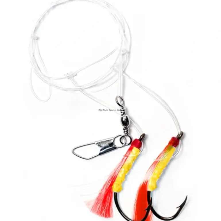 Sea Striker Shrimp Fly Rig, 7/0 Hook, 60lb Test, 2 Flys - Your Premium Fishing Gear Store Rods Lines Baits Accessories* Fishing Line