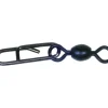 Sea Striker Stainless Fast Snap with KROK Swivel, 50lb, 5pk, Black - Your Premium Fishing Gear Store Rods Lines Baits Accessories* Fishing Line