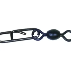 Sea Striker Stainless Fast Snap with KROK Swivel, 50lb, 5pk, Black - Your Premium Fishing Gear Store Rods Lines Baits Accessories* Fishing Line