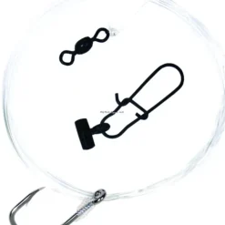 Sea Striker Striper Eel Rig, 6/0 Live Bait Hook, Barrel Swivel, Sinker Slide - Your Premium Fishing Gear Store Rods Lines Baits Accessories* Bait