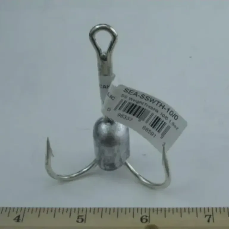 Sea Striker Weighted Treble Hook 1.5 oz. Mustad 3551DT - Your Premium Fishing Gear Store Rods Lines Baits Accessories* Shop All