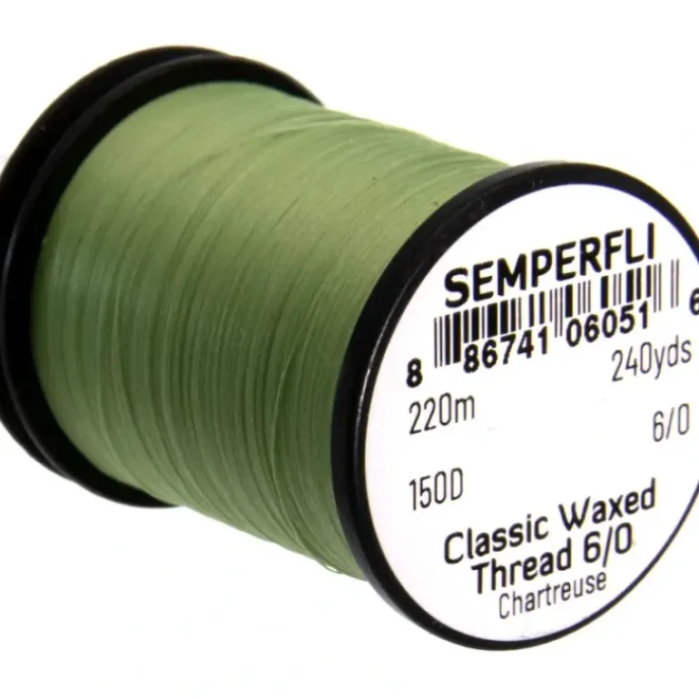 Semperfli Classic Waxed Thread 6/0 - Your Premium Fishing Gear Store Rods Lines Baits Accessories* Fly Fishing
