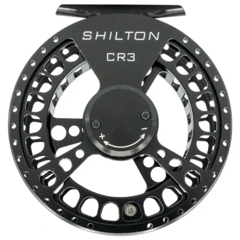 Shilton CR3 (5-6wt) Reel Black Left Hand - Your Premium Fishing Gear Store Rods Lines Baits Accessories* Fishing Line