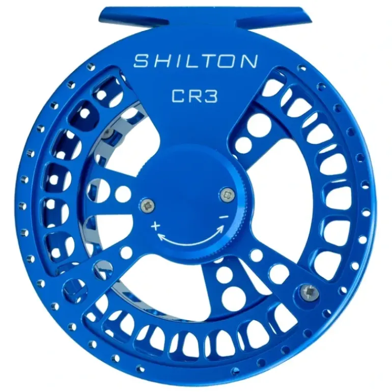 Shilton CR3 (5-6wt) Reel Blue Left Hand - Your Premium Fishing Gear Store Rods Lines Baits Accessories* Fishing Line