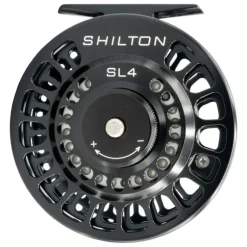 Shilton SL4 (5-6wt) Reel Black Left Hand - Your Premium Fishing Gear Store Rods Lines Baits Accessories* Fishing Line