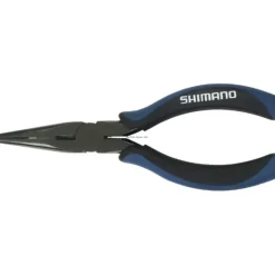 Shimano Brutas Long Nose Pliers, Gray/Blue Handles, Black Nickel - Your Premium Fishing Gear Store Rods Lines Baits Accessories* Shop All