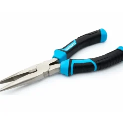 Shimano Brutas, 8", Needle Nose Pliers, Blk/Cyan Handles, High Carbon Steel - Your Premium Fishing Gear Store Rods Lines Baits Accessories* Shop All