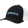 Shimano CCA Welded OSFM, Trucker Cap, Adjustable snapback closure, Black - Your Premium Fishing Gear Store Rods Lines Baits Accessories* Shop All