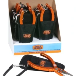 Shur Strike 7" Split Ring Plier w/Sheath Stainless Jaw Insert 1X - Your Premium Fishing Gear Store Rods Lines Baits Accessories* Shop All