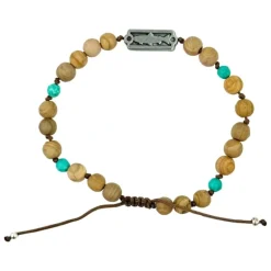 Sight Line Provisions Bead Bracelet Trout Sandalwood & Turquoise - Your Premium Fishing Gear Store Rods Lines Baits Accessories* Fishing Line