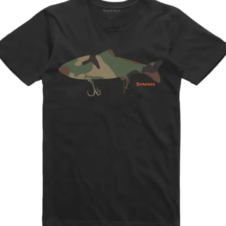 Simms Bass Destruction T Shirt - Your Premium Fishing Gear Store Rods Lines Baits Accessories* Shop All