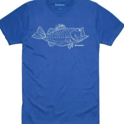 Simms Bass Line T Shirt - Your Premium Fishing Gear Store Rods Lines Baits Accessories* Fishing Line