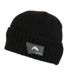 Simms Big Sky Wool Beanie Carbon - Your Premium Fishing Gear Store Rods Lines Baits Accessories* Shop All