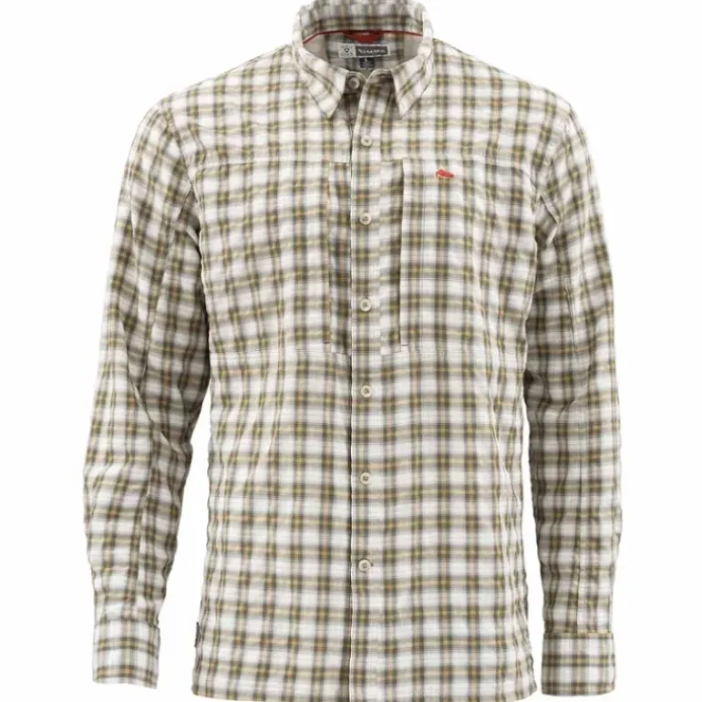 Simms Bugstopper Shirt, Cork Plaid, Small - Your Premium Fishing Gear Store Rods Lines Baits Accessories* Fly Fishing