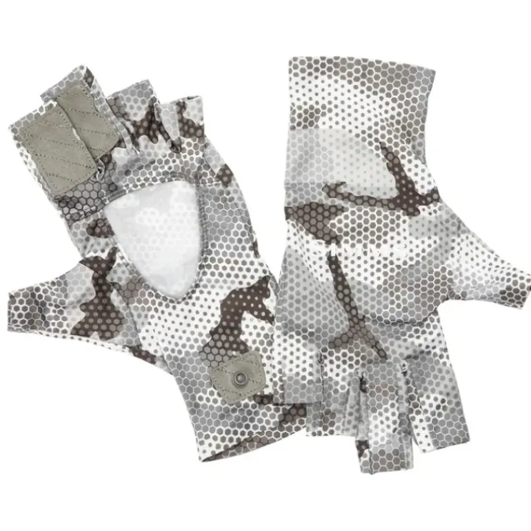 Simms Bugstopper Sunglove - Hex Flo Camo Steel - Your Premium Fishing Gear Store Rods Lines Baits Accessories* Shop All