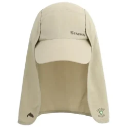 Simms Bugstopper SunShield Cap Stone - Your Premium Fishing Gear Store Rods Lines Baits Accessories* Shop All