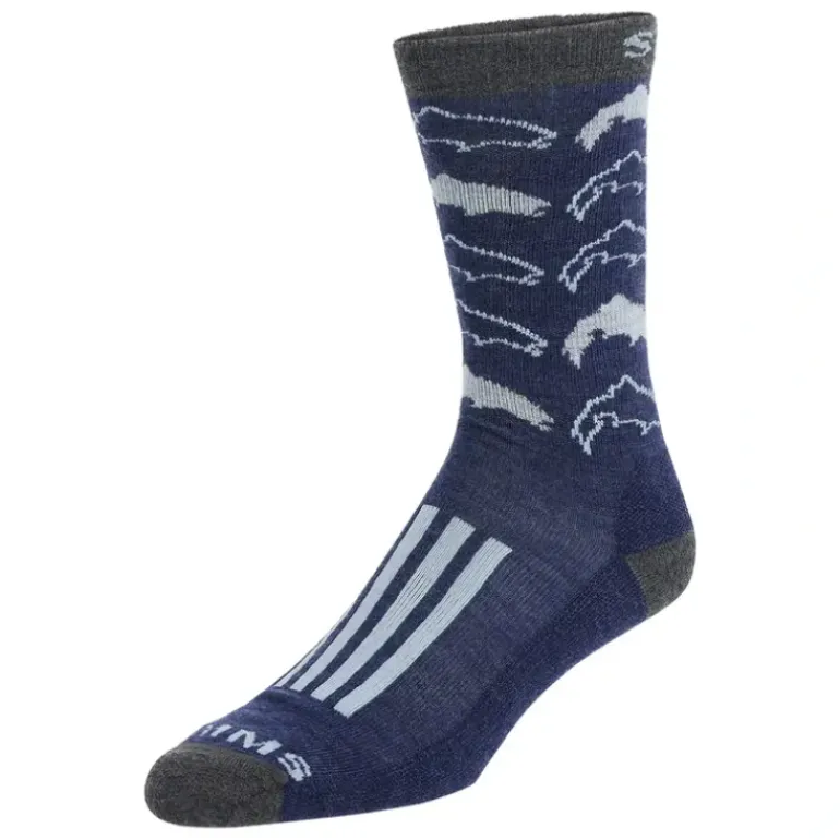 Simms Daily Sock Navy - Your Premium Fishing Gear Store Rods Lines Baits Accessories* Shop All