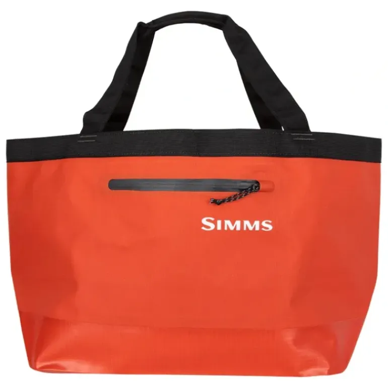Simms Dry Creek Simple Tote 50L Simms Orange - Your Premium Fishing Gear Store Rods Lines Baits Accessories* Shop All